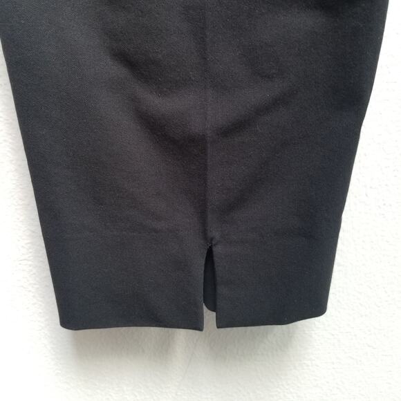 Piazza Sempione Audrey Capri Pants 42 Women’s Cotton Twill Black Stretch US 6 - Picture 8 of 14